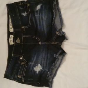 Dark blue Jean shorts